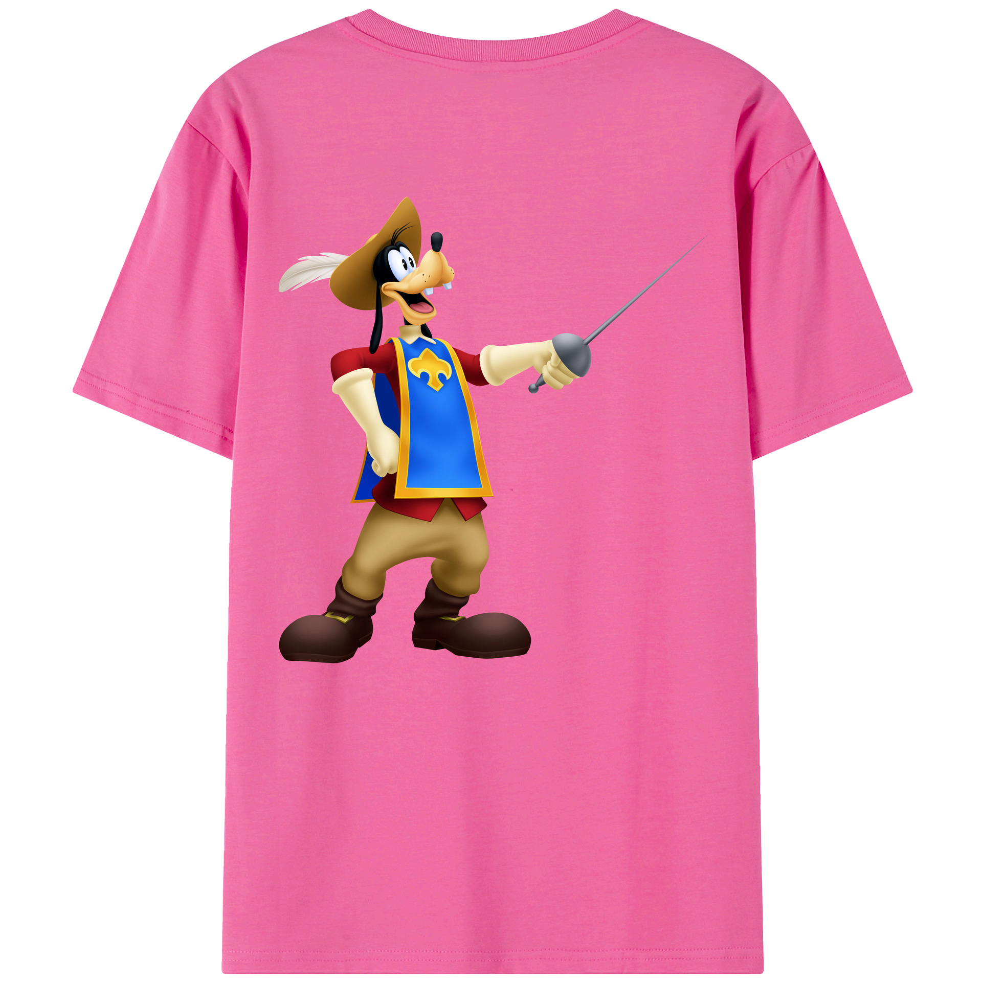 （画像用） ミッキーマウス Mickey Mouse レディース半袖Tシャツ(バックプリント)